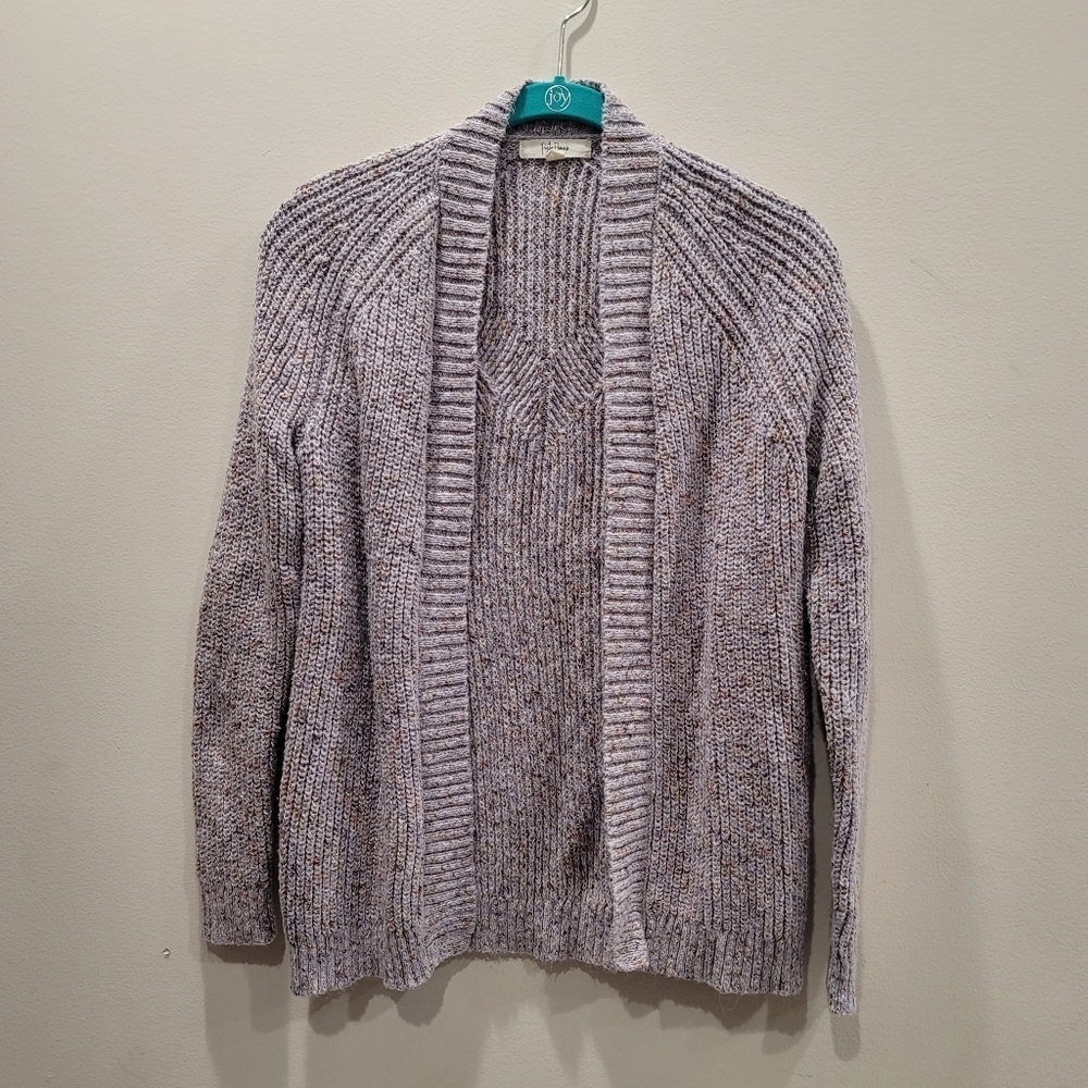 Peyton Primrose Cotton Blend Open Knit Cardigan - S